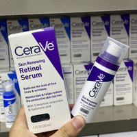 سرم رتینول ضد چروک سراوی CeraVe حجم 30 میل | بازسازی کننده پوست، حاوی هیالورونیک اسید