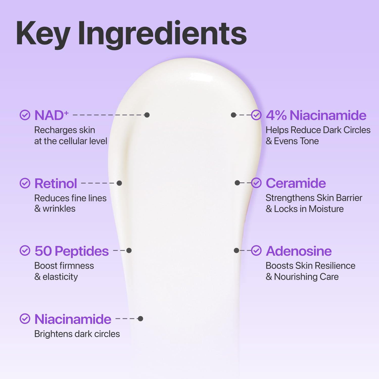 کرم دور چشم نامبوزین ۹ اصل کره حاوی NAD+ و رتینول (Numbuzin No.9)