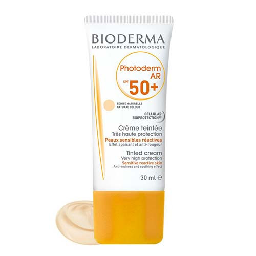 کرم ضد آفتاب ضد قرمزی فتودرم ای آر رنگی بیودرما ۳۰ میلی لیتر