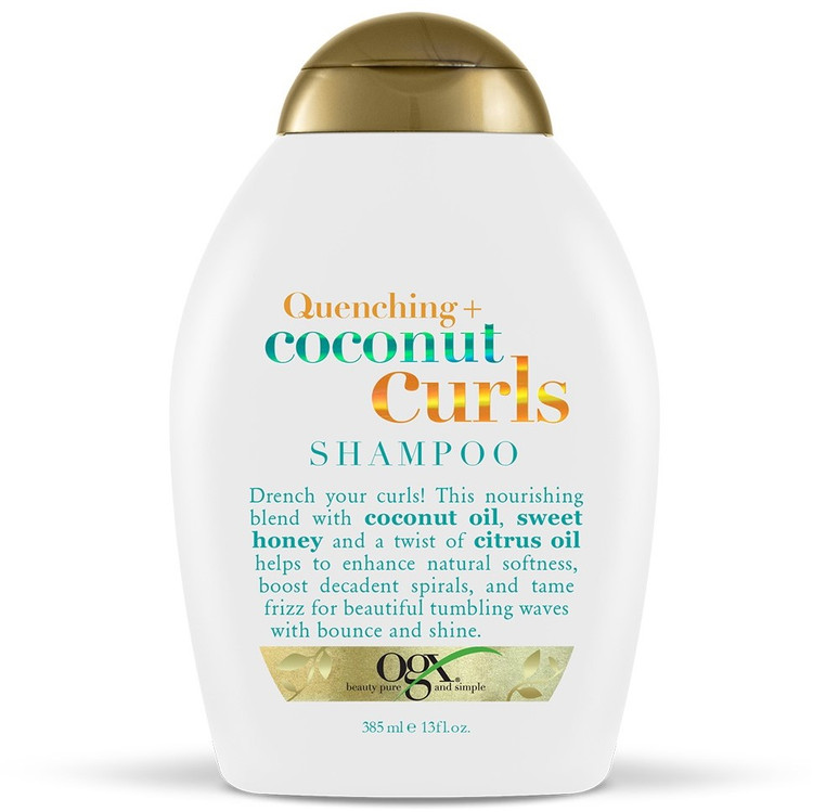 شامپو نارگیل مراقبت از موهای فر او جی ایکس Ogx Coconut Curls حجم 385 میلی لیتر