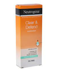 کرم مرطوب کننده ضد جوش فاقد چربی نوتروژینا مدل Clear & Defend