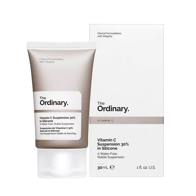 کرم سوسپانسیون ویتامین سی ۳۰% سیلیکونی اوردینری اصل | روشن کننده، ضد لک، جوانساز