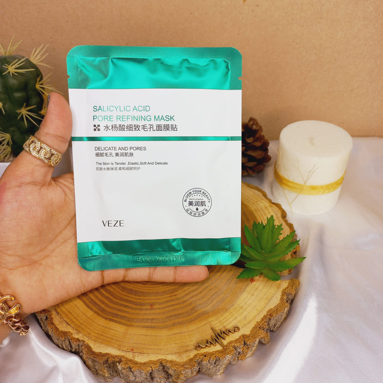 ماسک ورقه ایی ضدجوش سالیسیلیک اسید VEZE (پک 5 عددی)