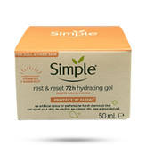 ژل کرم آبرسان 72 ساعته سیمپل حجم 50 میلی لیتر