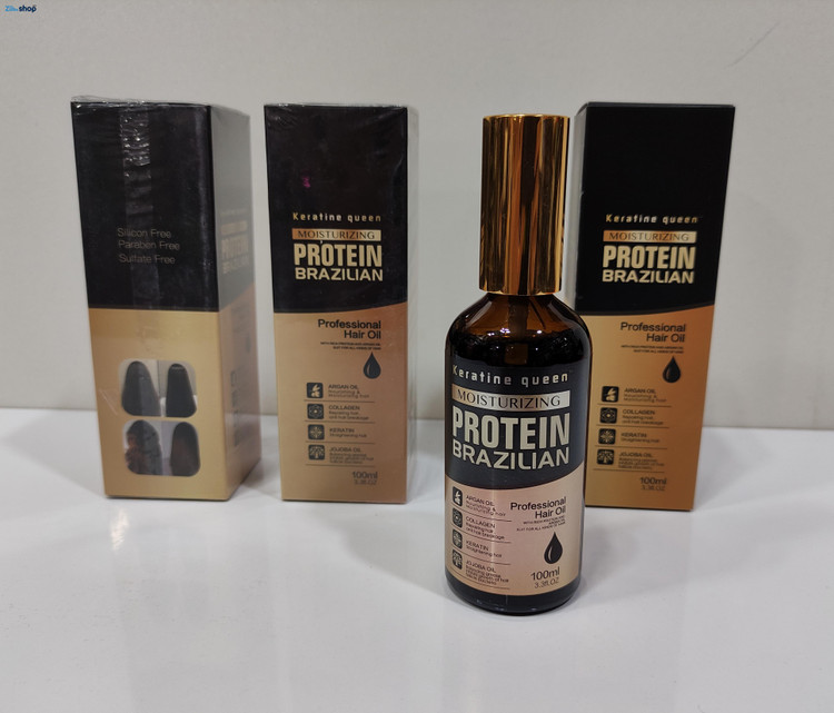 روغن ارگان پروتئین کراتین کویین برزیل ۱۰۰ میل