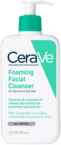 فوم شستشوی صورت سراوی Cerave – مخصوص پوست نرمال و چرب – حجم 355 میل