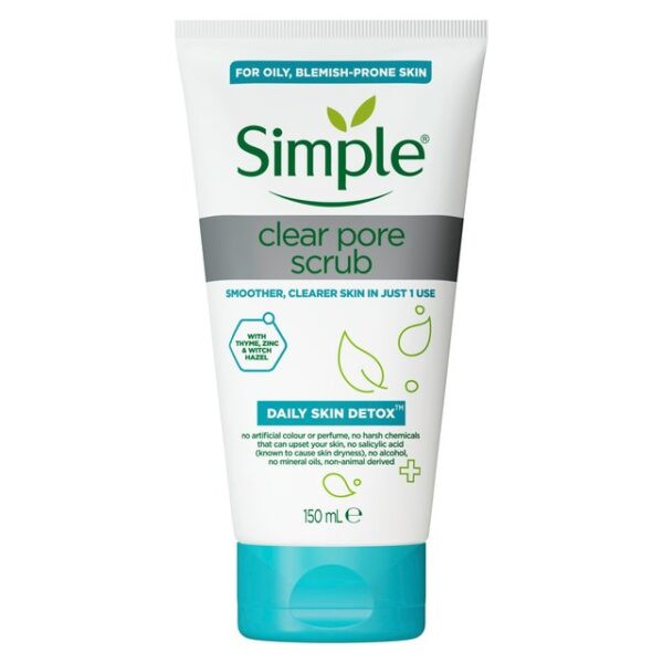 اسکراب پوست چرب clear pore سیمپل