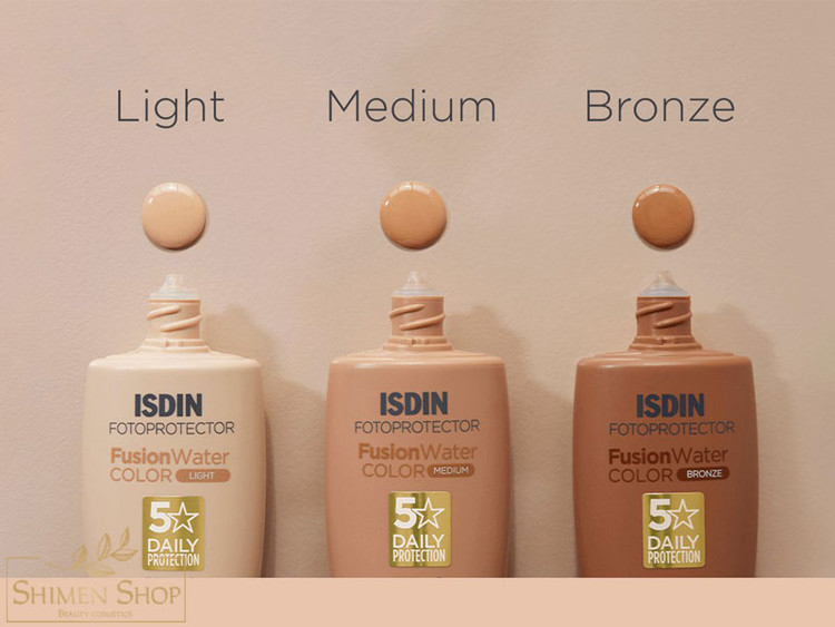 ضد آفتاب فیوژن واتر SPF50 رنگی ایزدین