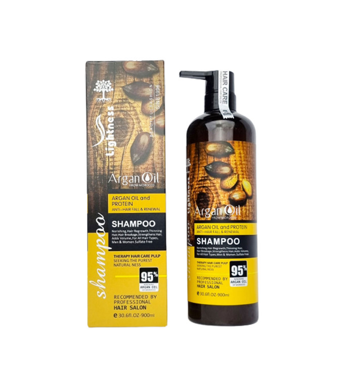 شامپو لایتنس LIGHTNESS حاوی روغن آرگان و پروتئین