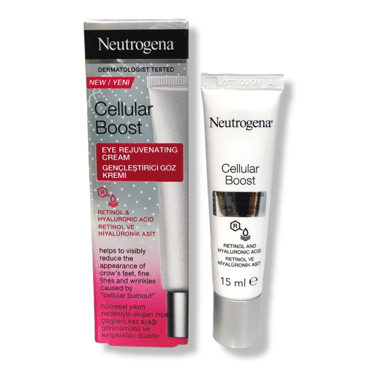کرم ضد چروک دور چشم نوتروژینا مدل Cellular Boost حجم ۱۵ میلی لیتر