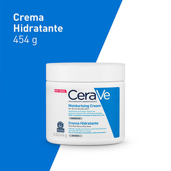 کرم مرطوب کننده سراوی CERAVE حجم 454 گرم | مناسب پوست خشک و بسیار خشک