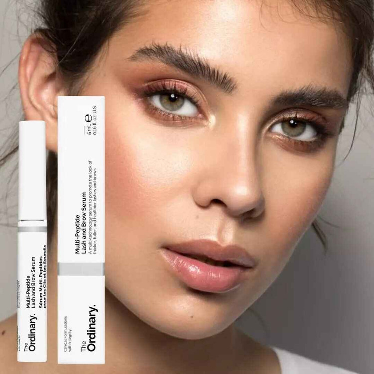 سرم تقویت کننده مژه و ابرو اوردینری The Ordinary مدل مولتی پیتید Multi-Peptide حجم 5 میل | حجم دهنده