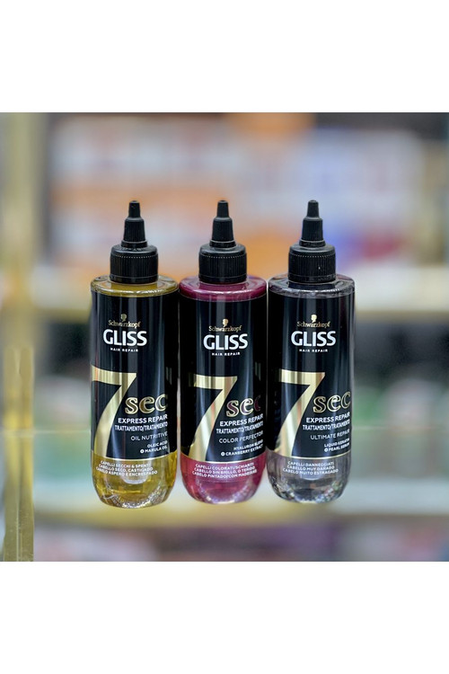 سرم مو مایع 7 ثانیه ای گلیس مناسب موهای رنگ و دکلره شده