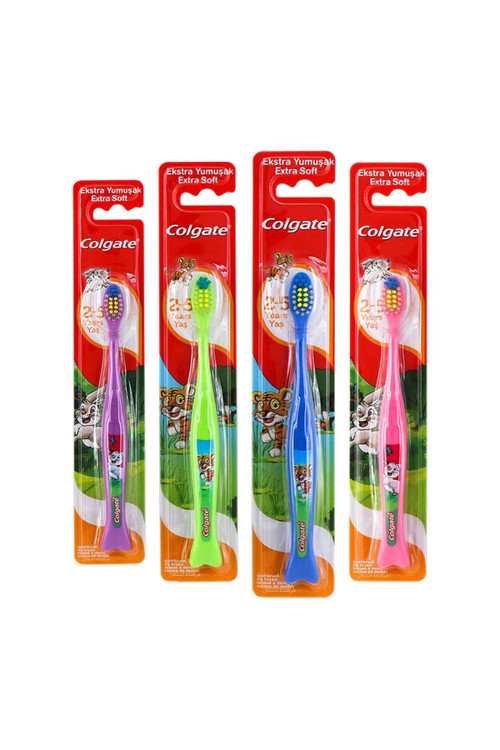 مسواک کودک کلگیت با برس فوق العاده نرم مناسب 2 تا 5 سال