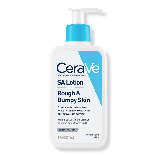 کرم مرطوب کننده قوی سراوی Cerave مدل SA Lotion حاوی سالسیلیک اسید 237 میل | پوست و زبر ونا هموار