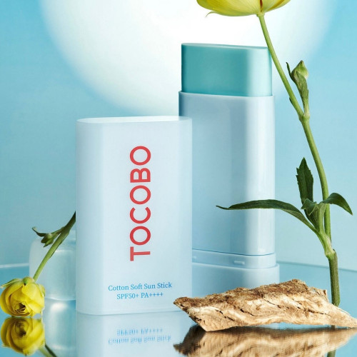 ضد آفتاب استیکی حاوی عصاره پنبه توکوبو TOCOBO کتان سافت با SPF50+ و PA++++