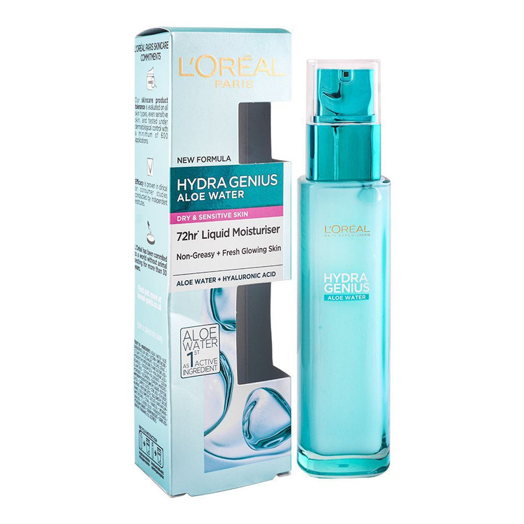 آبرسان پوست خشک و حساس هیدرا جنیوس لورآل L'oreal