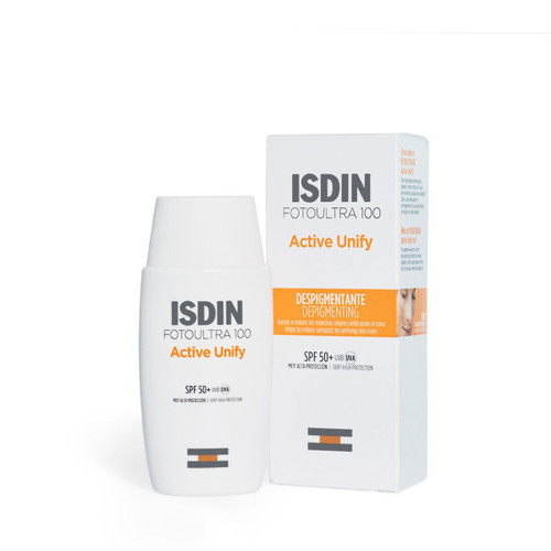 کرم ضد آفتاب ایزدین مدل ACTIVE UNIFY حاوی SPF50 حجم 50 میل