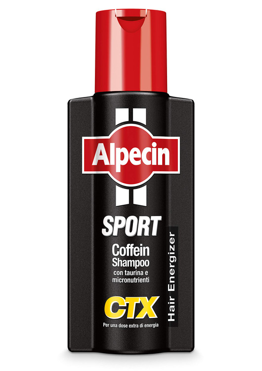شامپو انرژی دهنده و تقویت کننده کافئین آلپسین Alpecin Sport CTX حجم 250 میلی لیتر