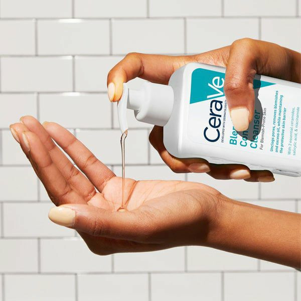 ژل شستشو سراوی CeraVe مدل Blemish Control (کنترل جوش و چربی )