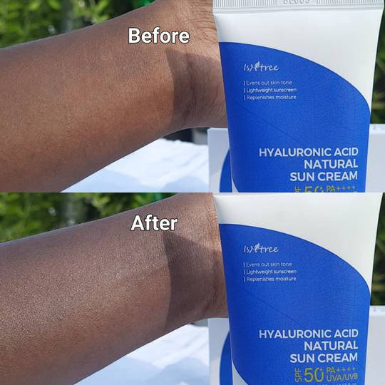 ضدآفتاب و مرطوبکننده فیزیکی حاوی هیالورونیک اسید ایزنتری 50 میل