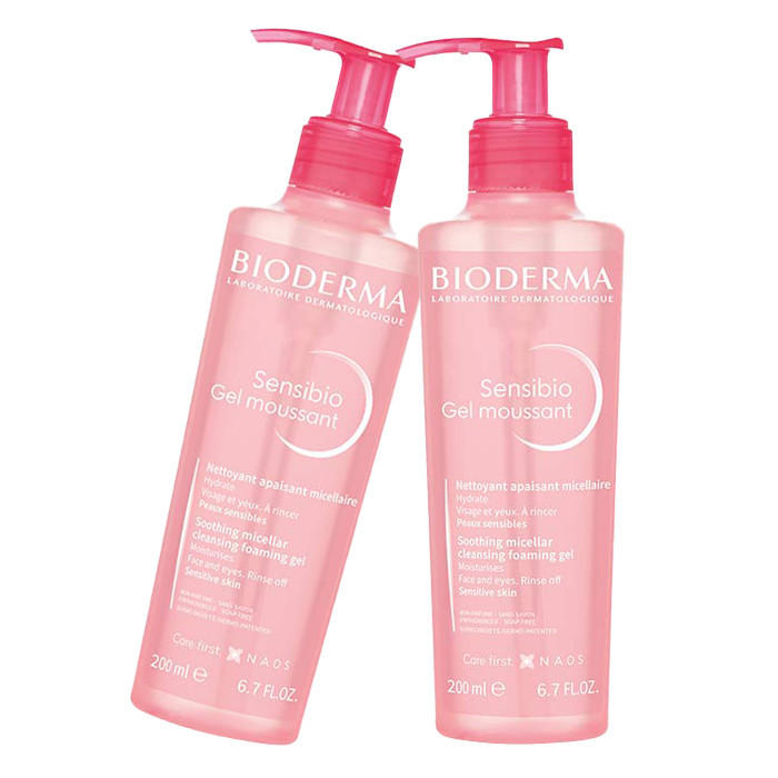 فوم ژل شستشوی صورت سنسبیو بایودرما BIODERMA Sensibio حجم 200 میل اورجینال