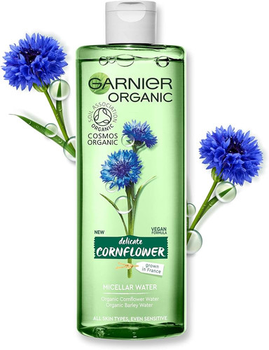 میسلار واتر پاک کننده آرایش گل گندم گارنیه Garnier Cornflower حجم 400 میلی لیتر