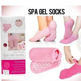 جوراب سیلیکونی مراقبت و ضد ترک پا Spa Gel Socks کیفیت اصلی