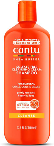 شامپو کرم شی باتر موهای فر و مجعد کانتو Cantu Cleansing حجم 400 میلی لیتر