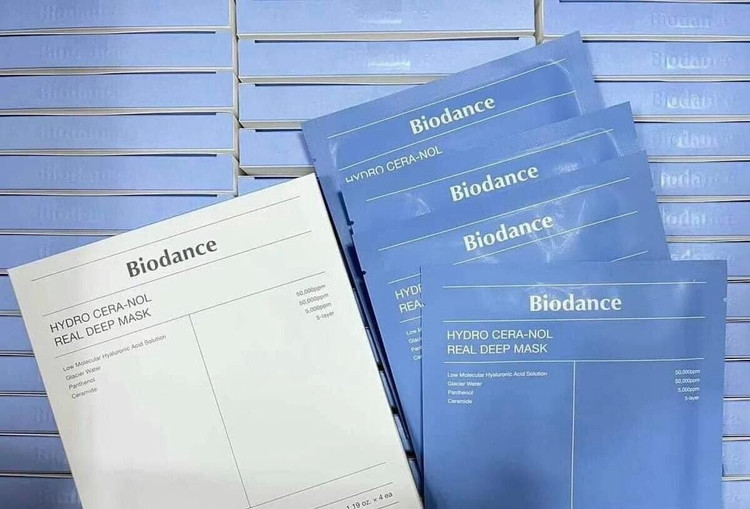 ماسک ورقه ای بایودنس آبی Biodance هیدرا سرانول hydro cera nol ورقه