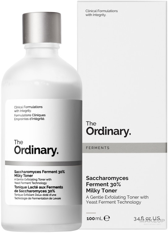تونر شیری اوردینری با 30% تخمیر ساکارومایسس The Ordinary آبرسانی، لایهبرداری ملایم و روشنکنندگی پوست