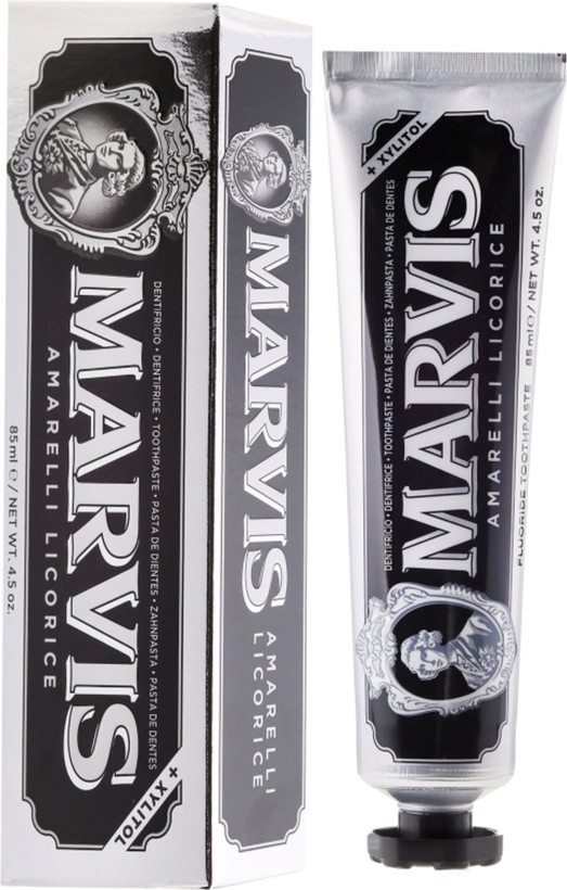 مارویس مدل Amarelli Licorice | خمیردندانی قوی برای رفع بوی بد و احساسی تازه