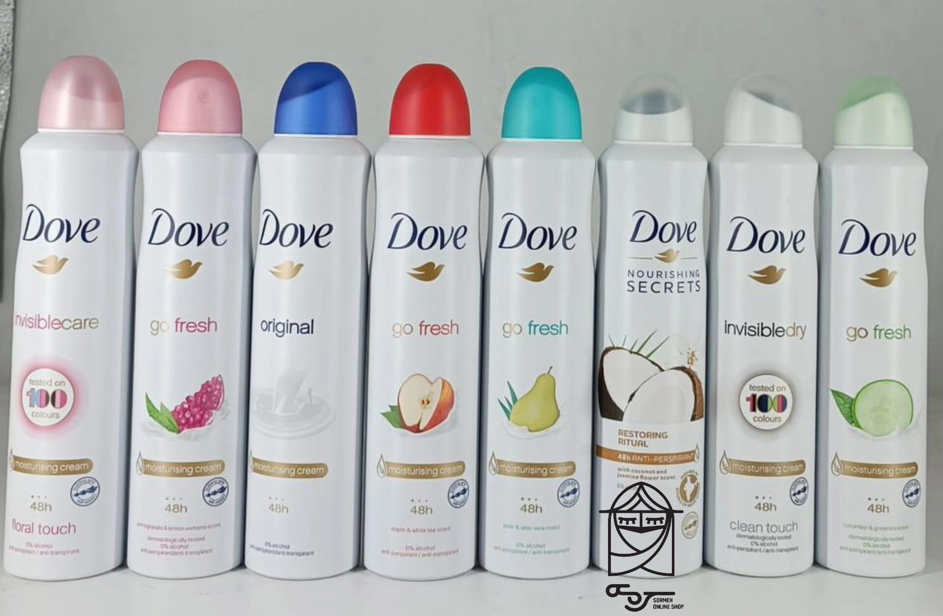 اسپری ضد تعریق داو Dove Antiperspirant Spray  48h 250ml