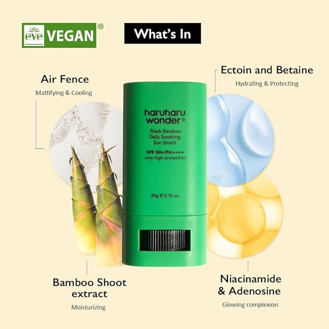 قیمت و خرید آنلاین استیک ضدآفتاب Haruharu Wonder Black Bamboo مخصوص انواع پوست و صورت