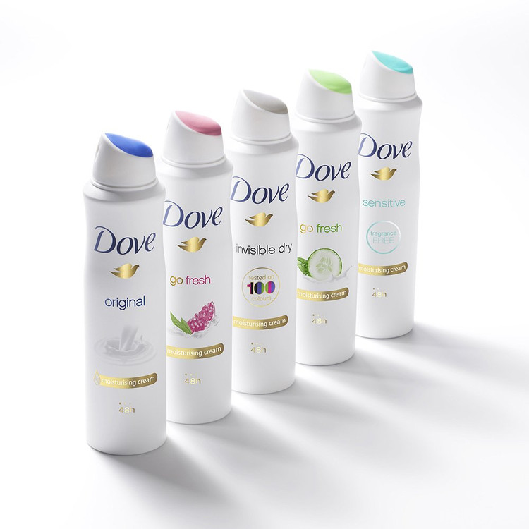 اسپری ضد تعریق داو Dove Antiperspirant Spray 48h 250ml