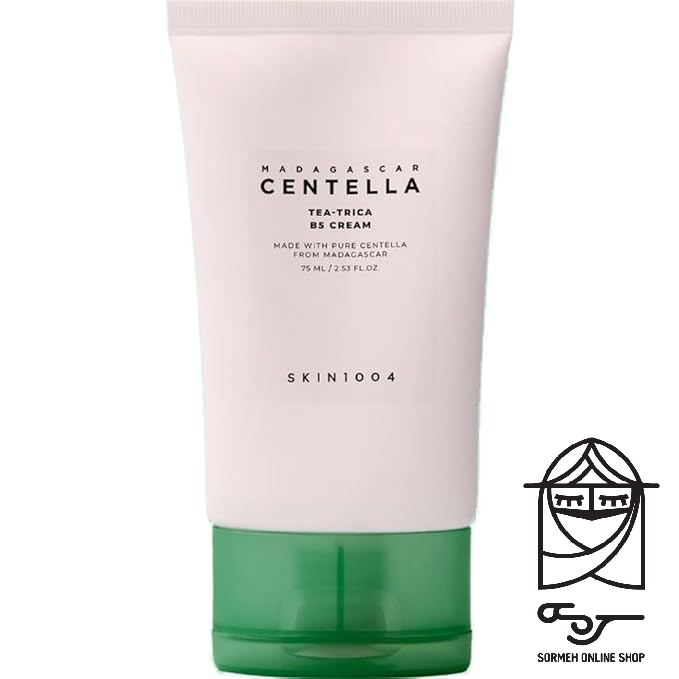 کرم ضدجوش و آبرسان SKIN1004 Tea-Trica B5 حجم ۷۵ میل – مناسب پوست چرب و حساس، حاوی عصاره سنتلا و ویتامین B5، محصول اصل کرهای