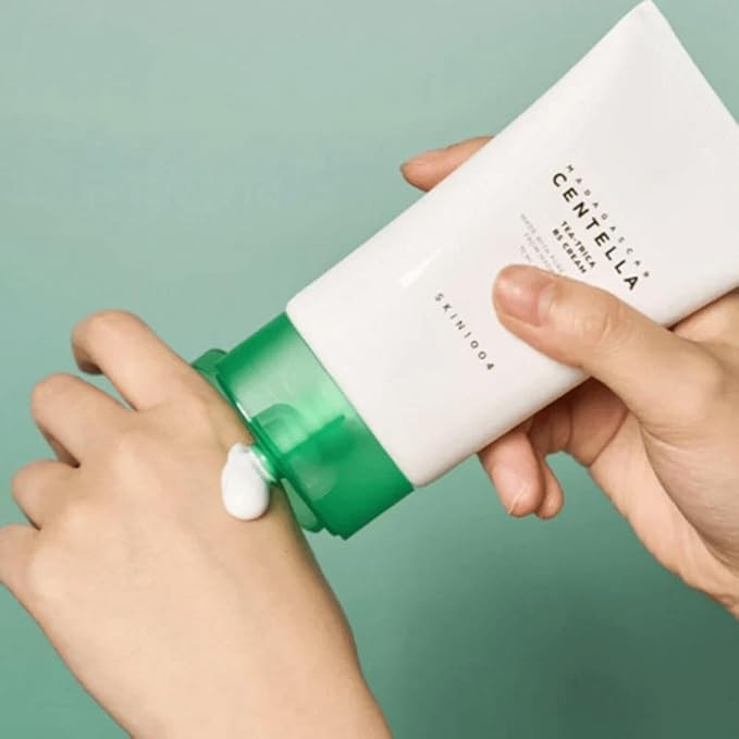 بافت کرم ضدجوش اسکین1004 Tea-Trica B5، سبک و زود جذب