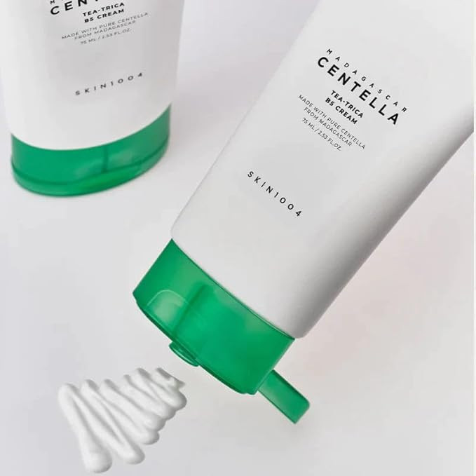 SKIN1004 Madagascar Centella Tea-Trica B5 Cream 75ml – کرم تسکیندهنده و آبرسان مناسب پوستهای مستعد آکنه