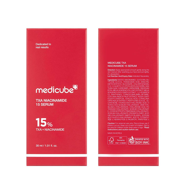 سرم ترانزامیک اسید و نیاسینامید 15 درصد مدیکیوب؛ ضدلک و روشنکننده قوی پوست با کاهش سریع لکههای تیره