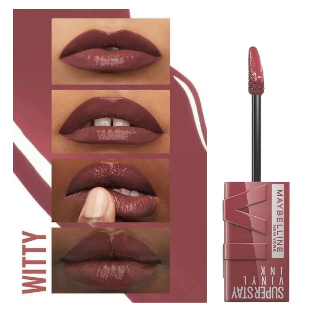 رژلب مایع براق میبلین 40 WITTY
