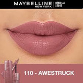 رژلب مایع براق میبلین 110 AWESTRUCK