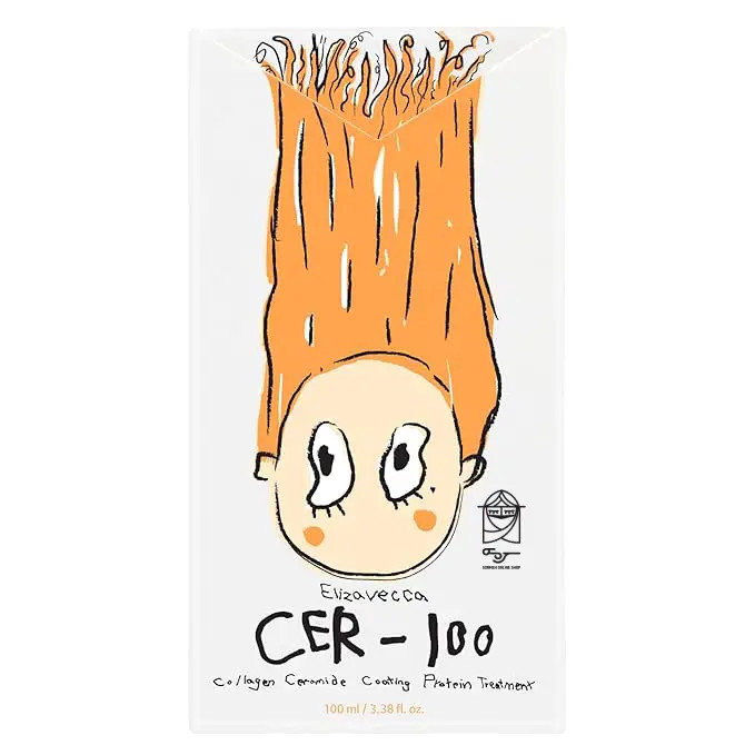 ماسک پروتئینه مو الیزاوکا CER-100 با کلاژن و سرامید — احیا و ترمیم تار موهای آسیبدیده از رنگ و دکلره، مناسب پروتئین تراپی در خانه