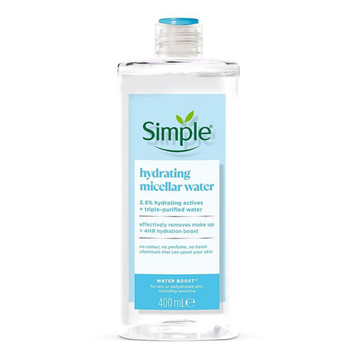 Simple Hydrating Micellar Water؛ میسلار واتر آبرسان و ضدحساسیت برای پاکسازی روزانه پوست