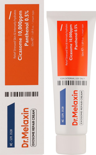 کرم Exosome Repair دکتر ملکسین ترمیم عمیق پوست، کاهش التهاب و بازسازی سلولی صورت