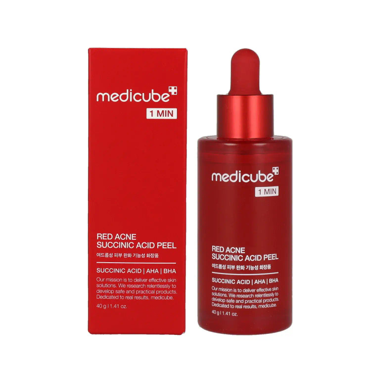سرم لایهبردار و ضد جوش فوری Medicube Red Acne حاوی ساکسینیک اسید