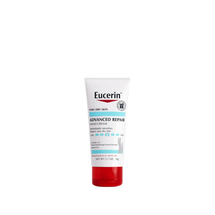 کرم دست اوسرین Eucerin Advanced Repair حاوی اوره، آبرسان قوی پوست بسیار خشک و ترکخورده