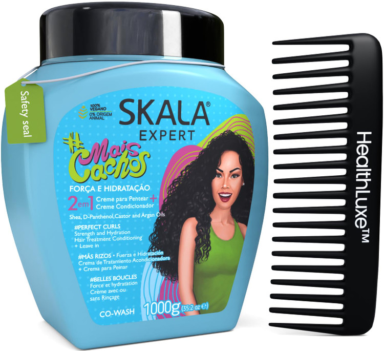 بافت کرم موی ۲ کاره اسکالا مناسب موی فر و کو واش (Co-wash) بدون سیلیکون.