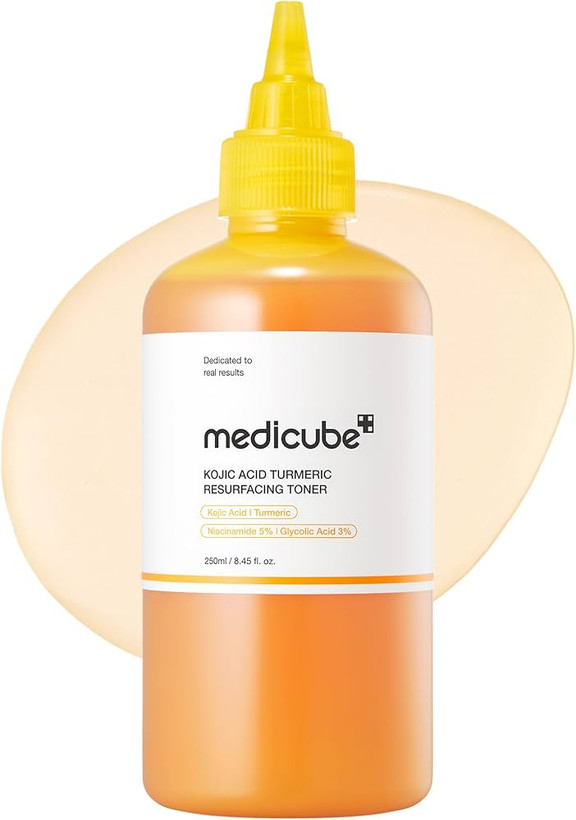 تونر روشن کننده زردچوبه و کوجیک اسید مدیکیوب Medicube برای رفع جای جوش.