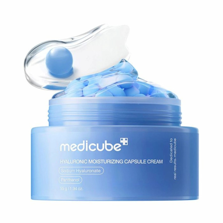 خرید کرم آبرسان کپسولی Medicube برای درمان خشکی و پوست دهیدراته