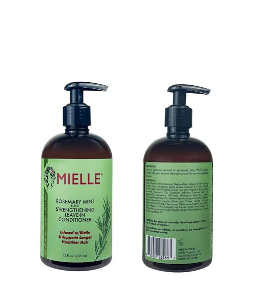 عکس لیو این Mielle Rosemary Mint مناسب موهای خشک و آسیب دیده